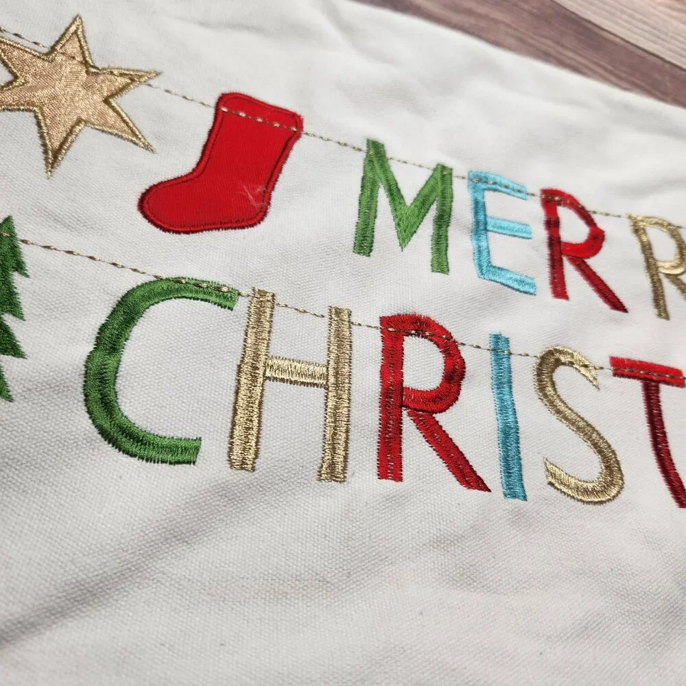 5/$15 Merry Christmas Holiday Pillow Sham